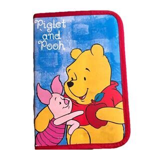 Disney Piglet & Pooh Zip Around Pencil Utensil Case by !mpact RARE School
